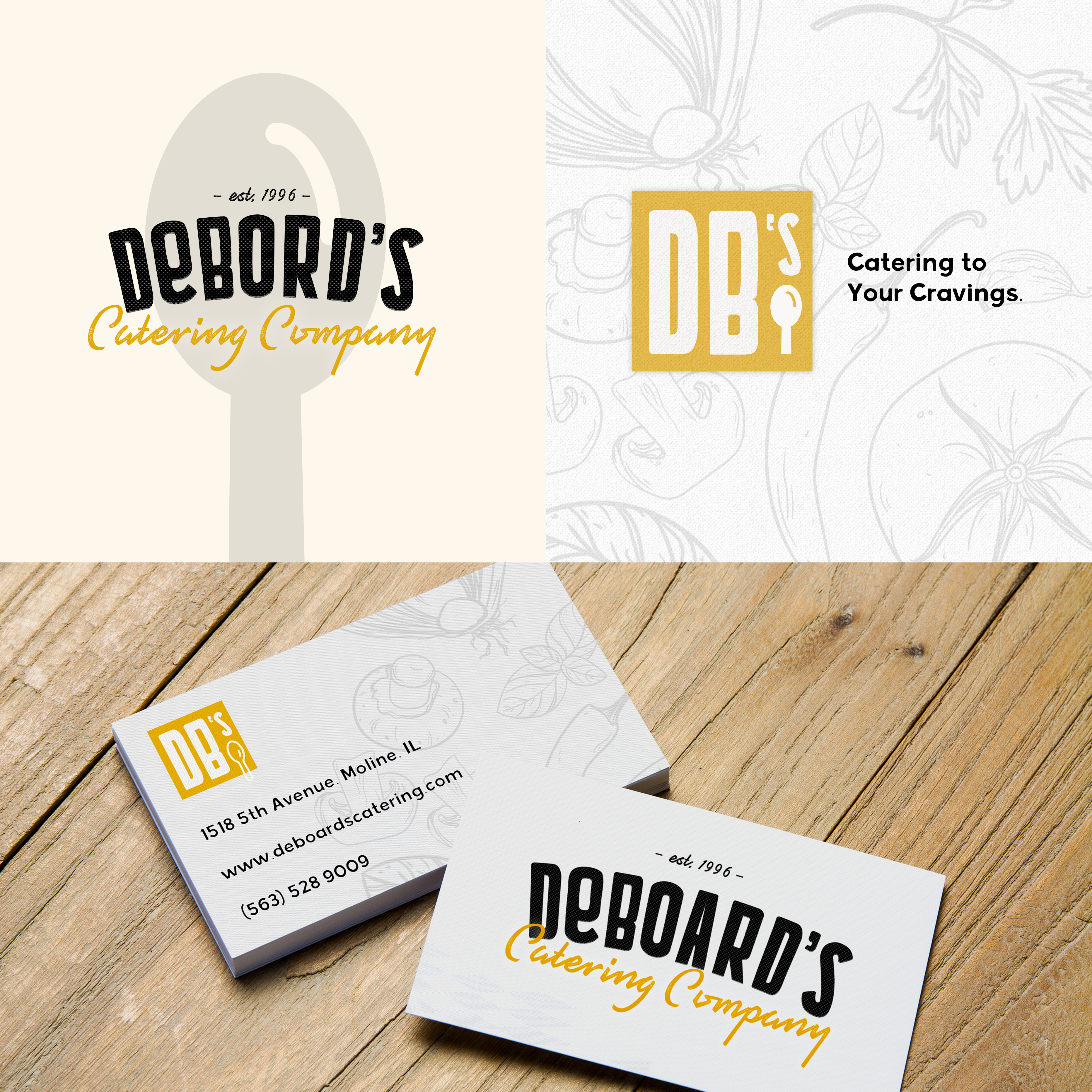 DeBoards Catering Branding